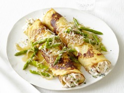 Chicken Asparagus Crepes